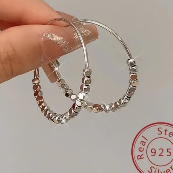 sterling’s silver Jewelry - NWOT/ Vana 925 Hoop Earrings